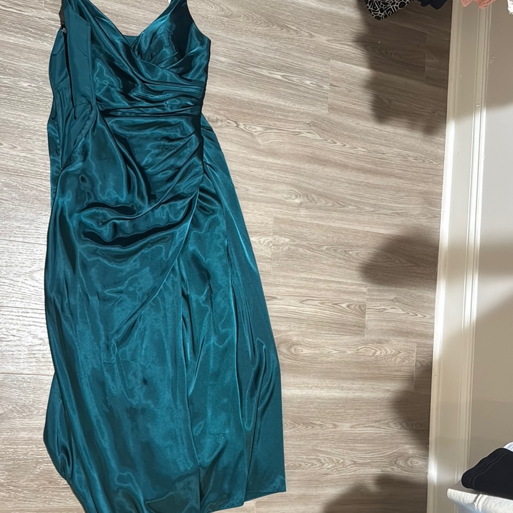 Elegant Teal Dress